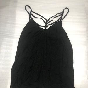 Black tank top